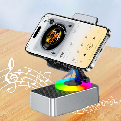 4-in-1 Handy-Ständer mit Bluetooth-Lautsprecher