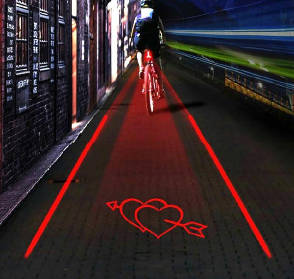 Hochwertige Laser-Sicherheitslichter für Fahrradfahrer