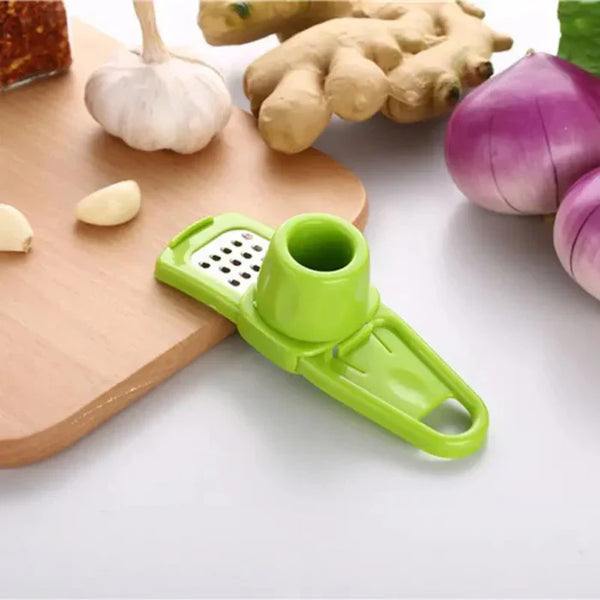 Manuelle Mini-Knoblauchpresse und Zerkleinerer