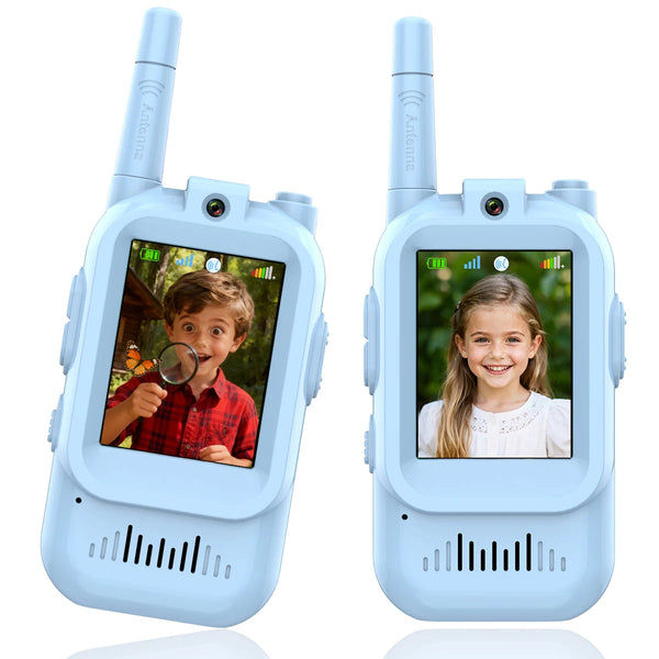 Kinder 2er-Pack Video-Walkie-Talkies