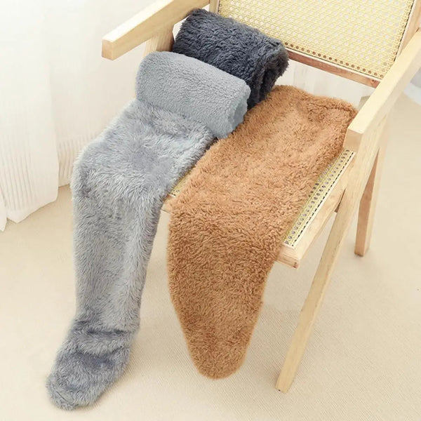 Gemütliche lange Fleece-Wintersocken für warme Füße