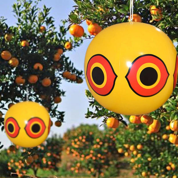 Aufblasbarer Vogelschreck-Ballon mit Augen-Motiv