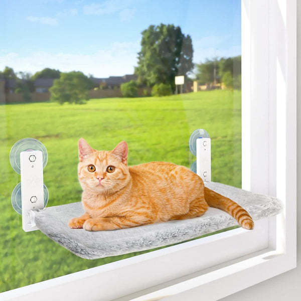 Gemütliche Katzenhängematte für das Fenster