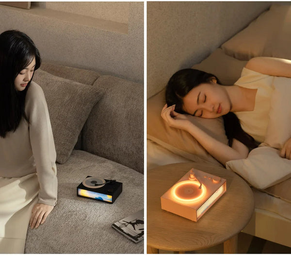 Aromatherapie-Bluetooth-Lautsprecher mit Nachtlicht