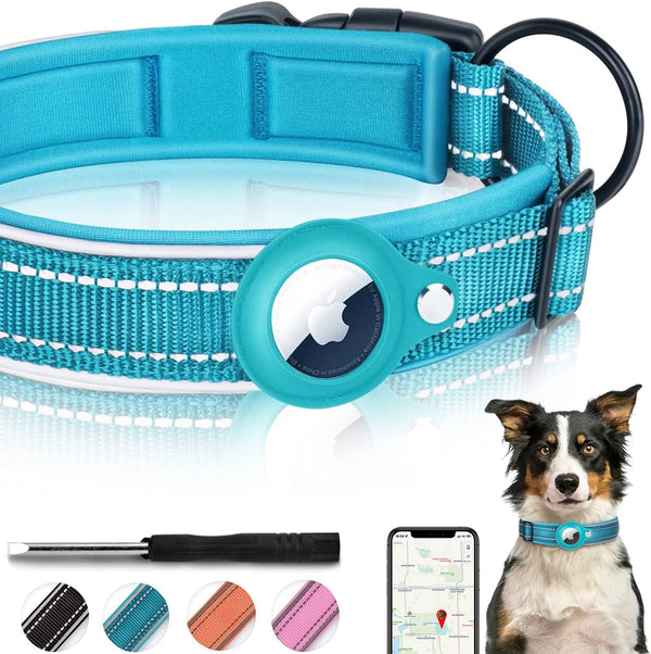 Hundehalsband mit AirTag-Halterung