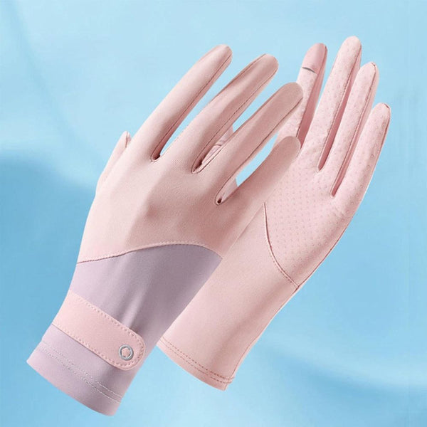 Atmungsaktive UV-Sonnenschutz-Fahrhandschuhe für Damen