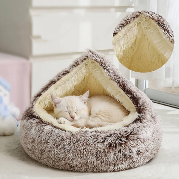 Gemütliches Donut-Bett für Hunde und Katzen