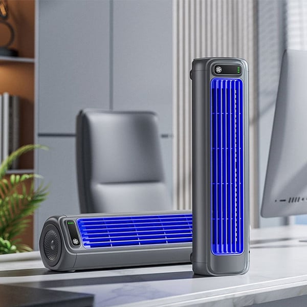 Leistungsstarker, leiser mobiler Ventilator