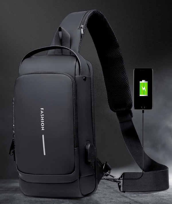 Diebstahlsicherer Rucksack aus Kohlefaser