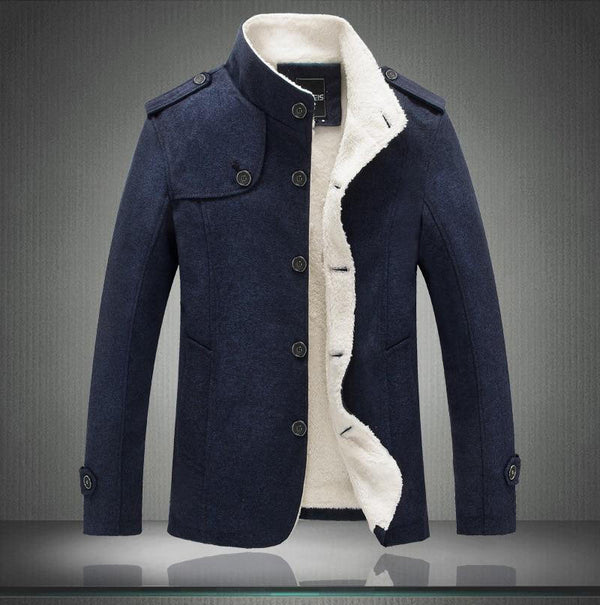 Klassischer Woll-Trenchcoat