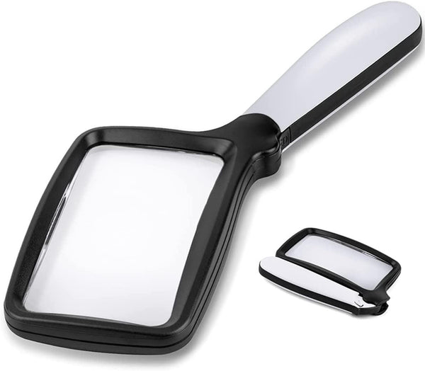 Leselupe mit LED-Beleuchtung