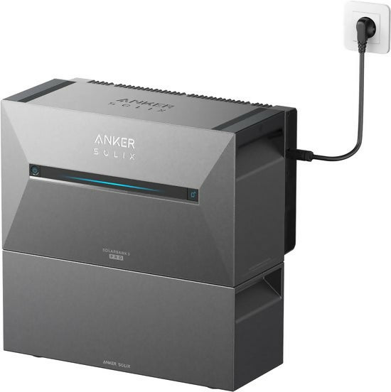 Anker SOLIX Solarbank 3 E2700 Pro mit BP2700 Erweiterung - 5,4 kWh KI-gestütztes Speichersystem inklusive Smart Meter
