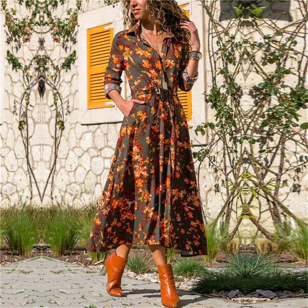 Bedrucktes Saisonkleid