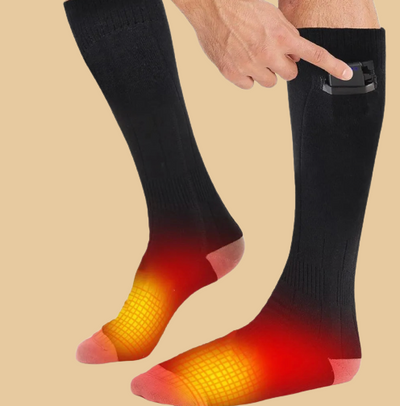 2 Paar Unisex Beheizbare Socken mit Akku
