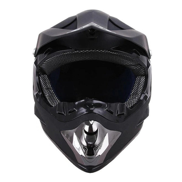 Vollvisier-Schneemobilhelm mit Schutzbrille
