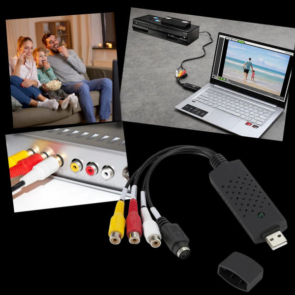 USB 2.0 Video-Capture-Adapter für Audio- und Videoaufnahmen