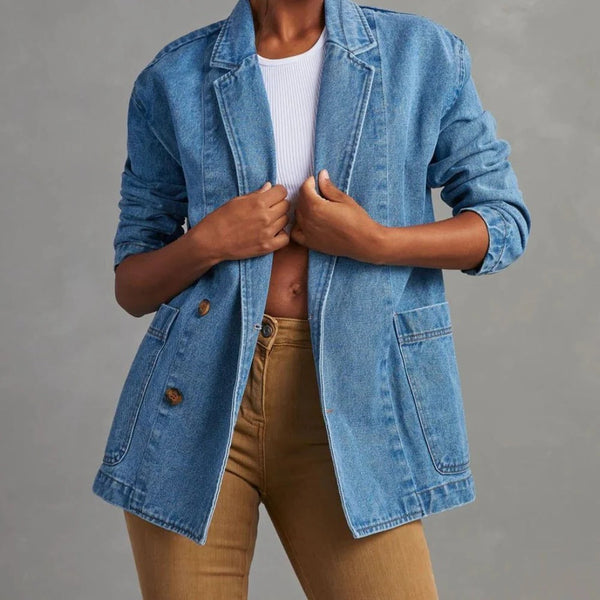 Lässige und stilvolle Damen-Jeansjacke