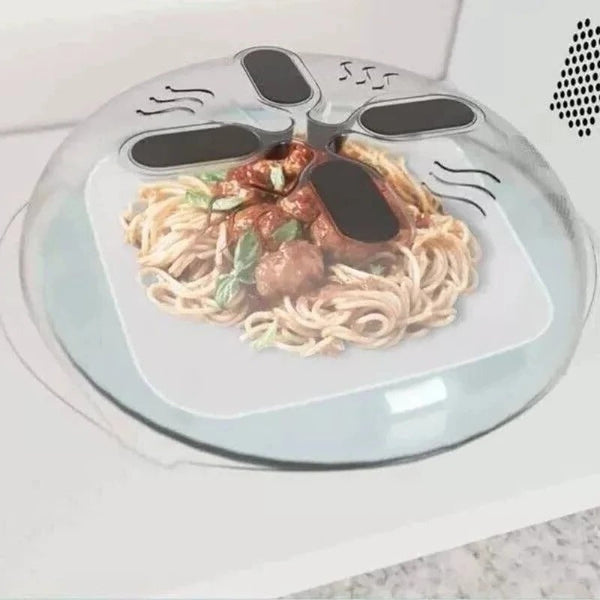 Magnetische Mikrowellen-Spritzschutzabdeckung