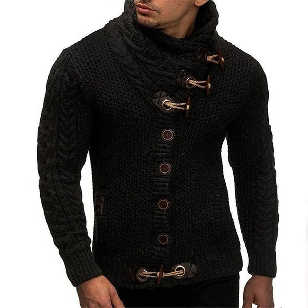 Strickpullover mit Knebelverschluss