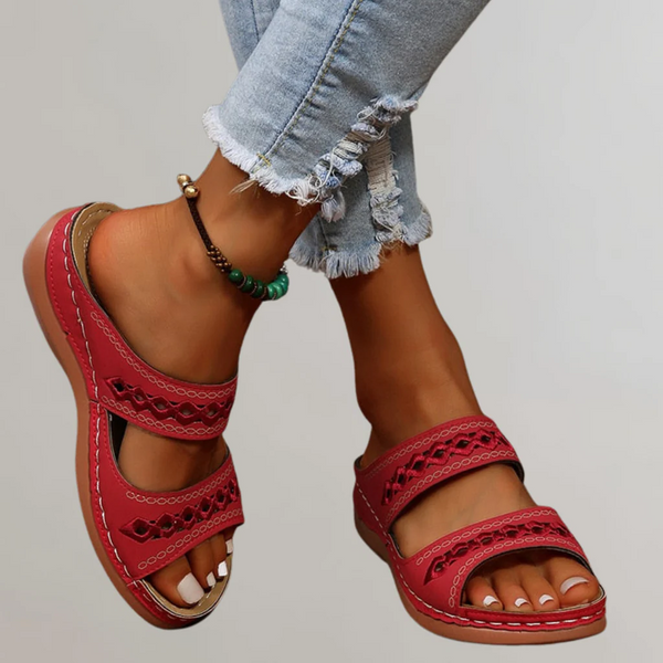 Orthopädische Damensandalen | Bequeme Sandalen für Damen | Sommerliche Damensandalen