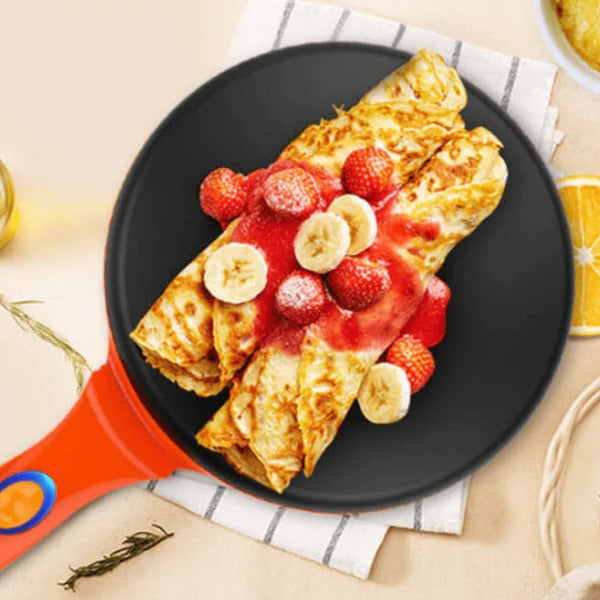 Schnelle Antihaft-Crêpe-Maschine und Pfannkuchen-Grillplatte