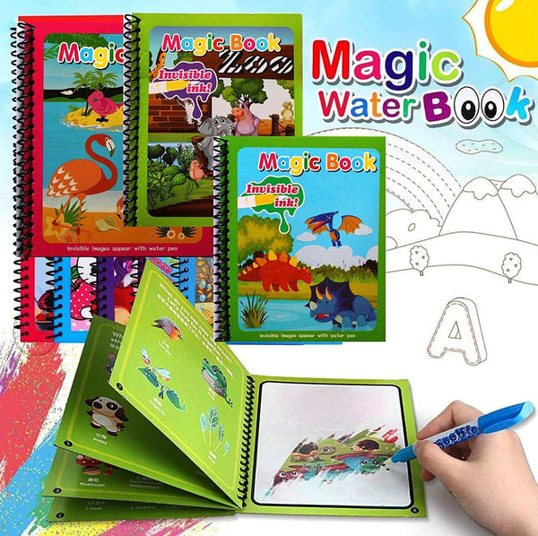 Magisches Wasser-Malbuch für Kinder