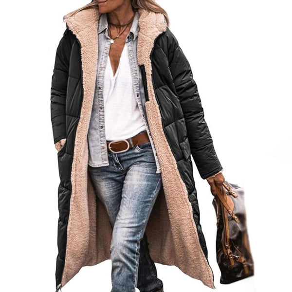 Langer Wintermantel für Damen