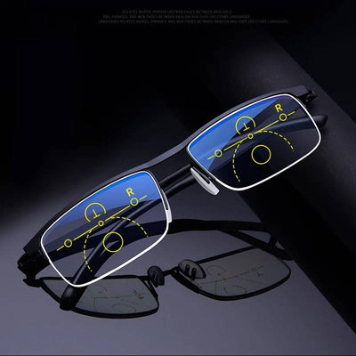 Intelligente deutsche Gleitsichtbrille – Multifokale Lese- und Fernbrille