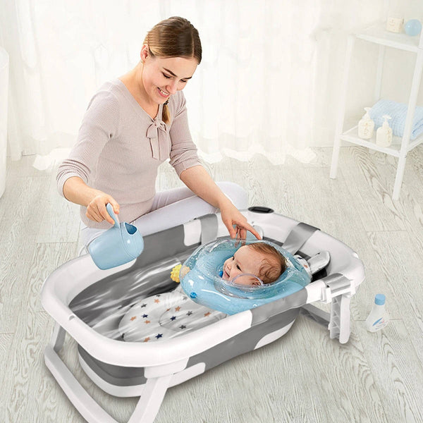 Zusammenklappbare Babybadewanne für Neugeborene