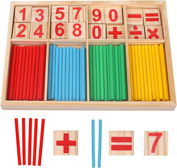 Pädagogische Zählstäbchen als Lernspielzeug