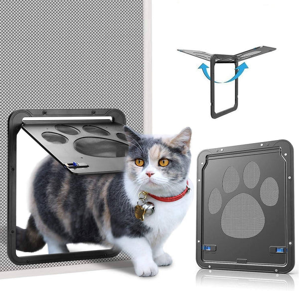 Haustier-Fliegengittertür für Hunde und Katzen