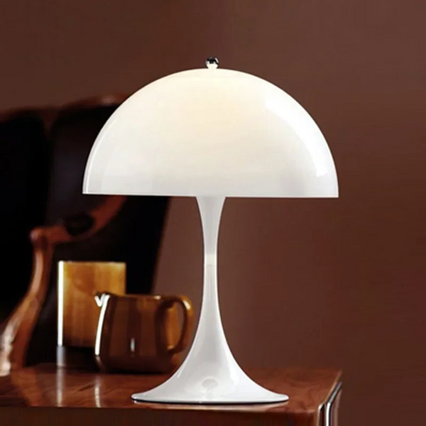Retro Dänische Tischleuchte - Ikonisches Pilz-Design für moderne Wohnräume