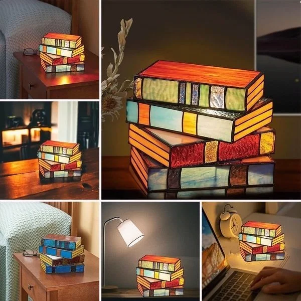 Buchförmige Schreibtischlampe