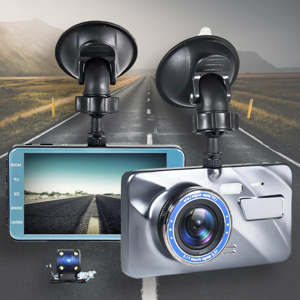 Kabellose Dashcam für vorne und hinten mit Nachtsicht für Autos