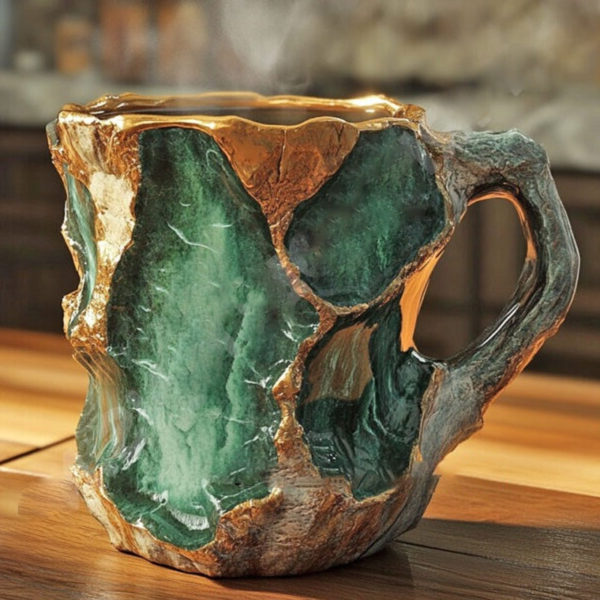 Neue Kaffeetassen aus Mineralkristall