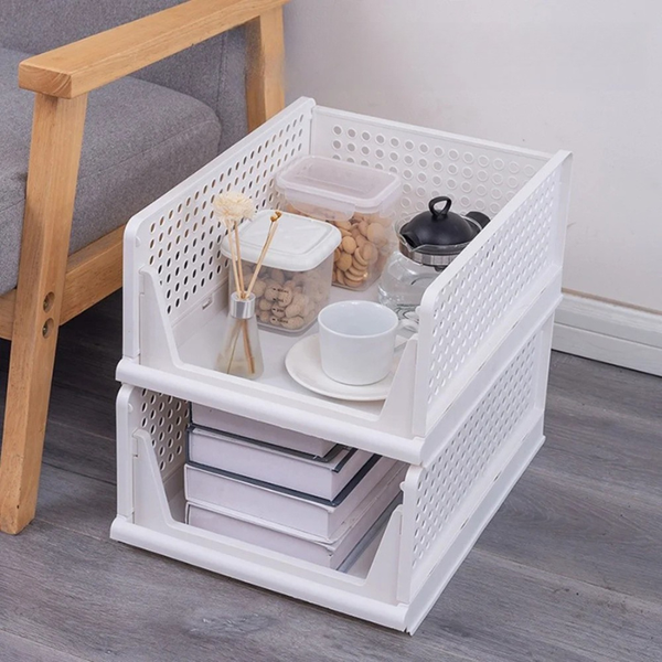 Stapelbarer Kunststoff-Schubladen-Schrank-Organizer
