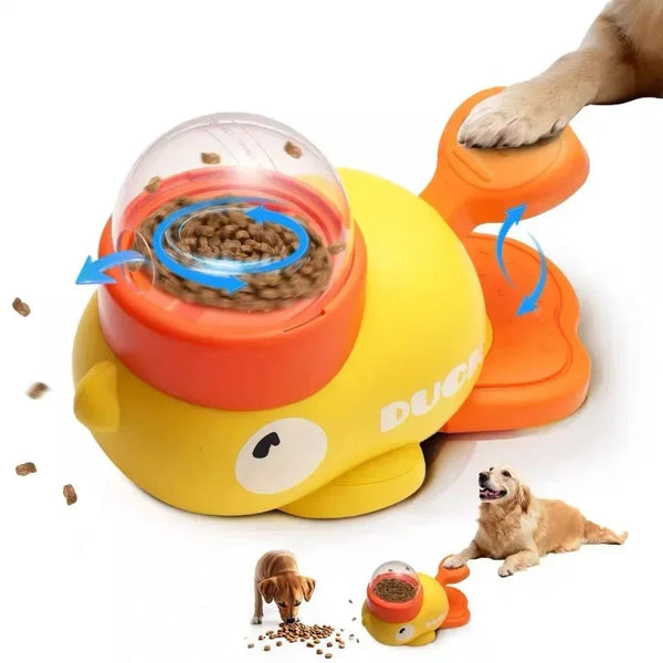 Interaktives Enten-Puzzle-Futterspielzeug für Hunde