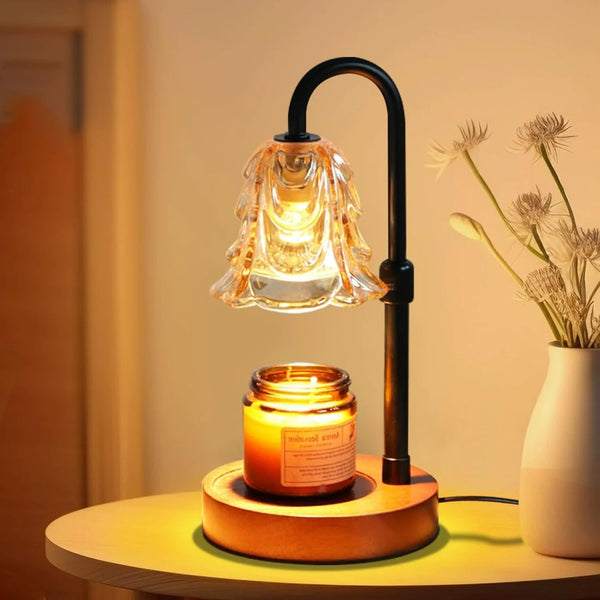 Blumenförmige dimmbare Kerzenwärmer-Lampe