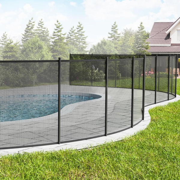 Abnehmbarer, im Boden verankerter Sicherheitszaun für Swimmingpools