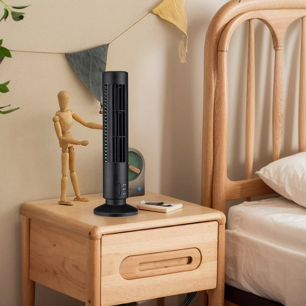 Kompakter USB-Tischventilator mit blattloser Kühltechnologie