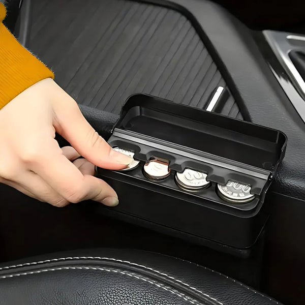 Münzhalter für das Auto – Einfacher Zugriff zur Aufbewahrung von Kleingeld