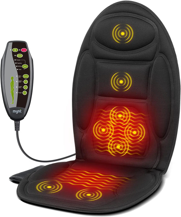Massage-Sitzauflage mit Wärmefunktion für Stuhl und Autositz