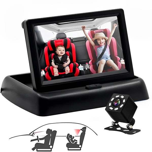 Premium Auto-Babyüberwachungskamera mit hochauflösender Sicht