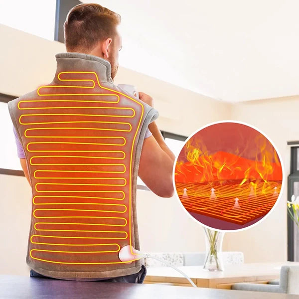 Elektrisches Heizkissen für Nacken und Rücken