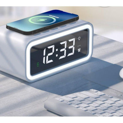 2-in-1 Digitaler Wecker mit Multitime-Anzeige