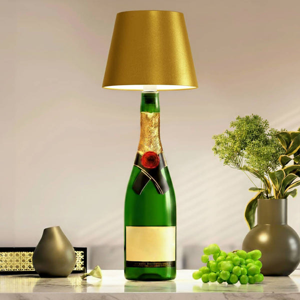 Kabellose Flaschenlampe mit wiederaufladbarem Akku