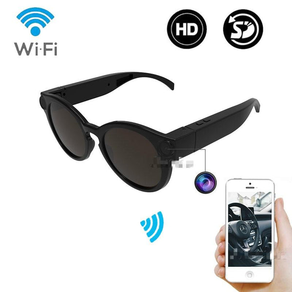 Fahrradbrille mit WiFi Mini HD 1080P Kamera und DVR Video-Audio-Rekorder