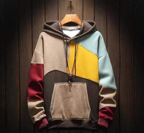 Vintage Fleece-Kapuzenpullover