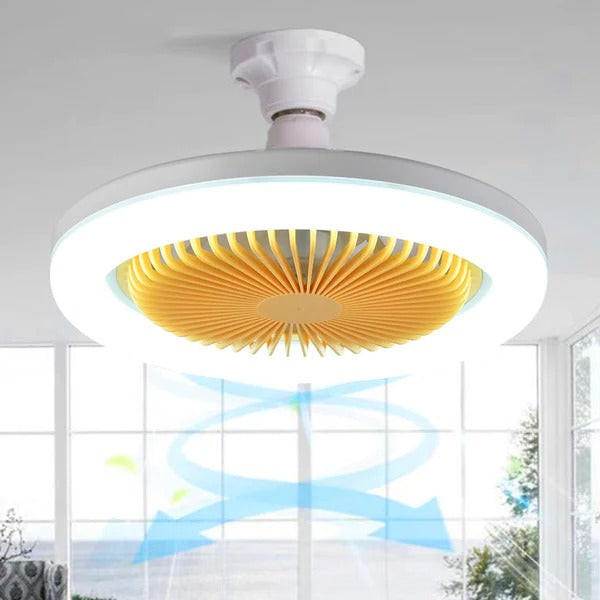 Moderner LED-Deckenventilator mit Fernbedienung