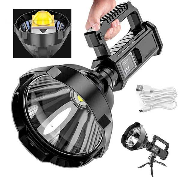 Hochhelle wiederaufladbare LED-Taschenlampe